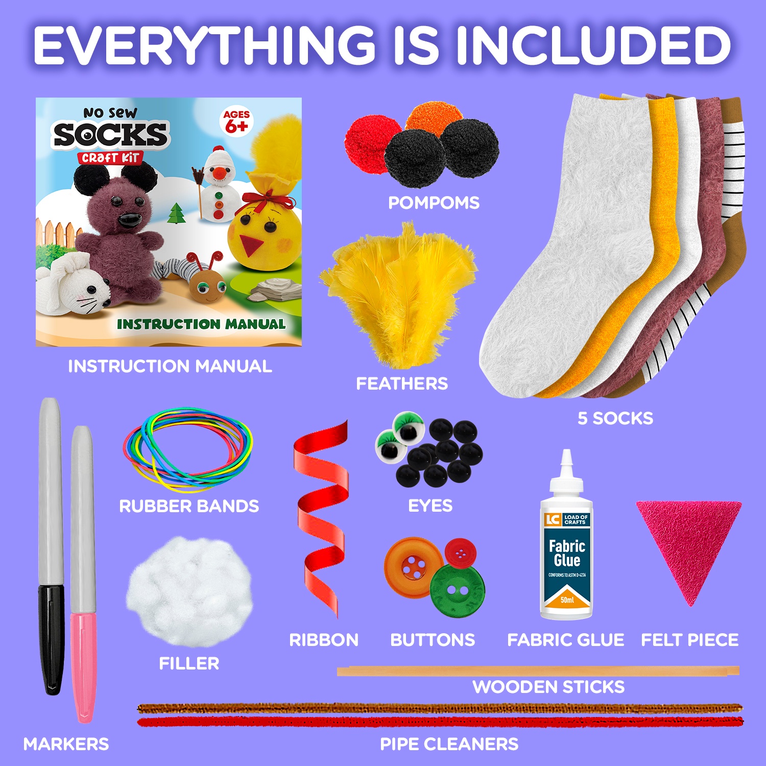 Arts and Crafts for Kids Ages 8-12, Create Your Own Plush Toys, Kit  Includes All Supplies and Instructions, Best Craft Project for Girls & Boys  Ages